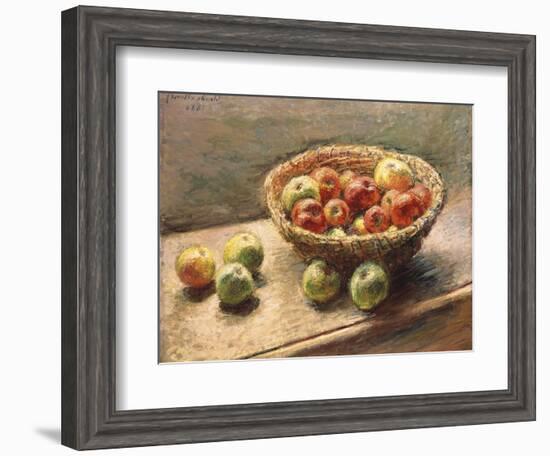 A Bowl of Apples; Le Panier De Pommes, 1880-Claude Monet-Framed Giclee Print