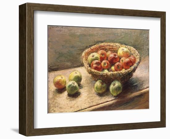 A Bowl of Apples; Le Panier De Pommes, 1880-Claude Monet-Framed Giclee Print