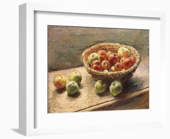 A Bowl of Apples; Le Panier De Pommes, 1880-Claude Monet-Framed Giclee Print