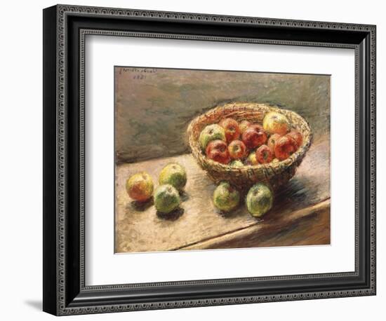 A Bowl of Apples; Le Panier De Pommes, 1880-Claude Monet-Framed Giclee Print