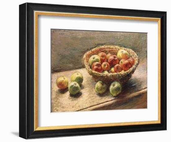 A Bowl of Apples; Le Panier De Pommes, 1880-Claude Monet-Framed Giclee Print