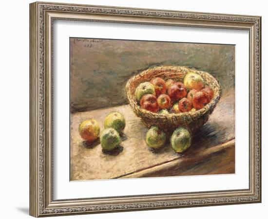 A Bowl of Apples; Le Panier De Pommes, 1880-Claude Monet-Framed Giclee Print