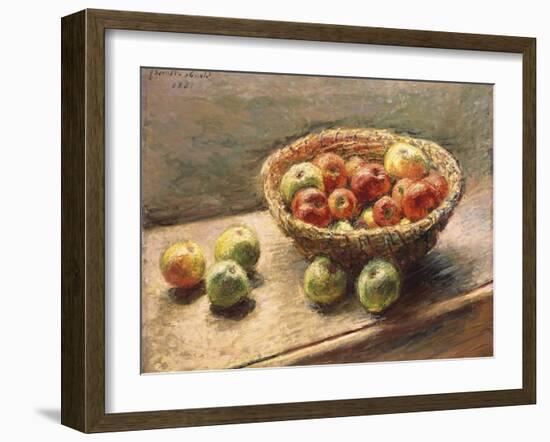 A Bowl of Apples; Le Panier De Pommes, 1880-Claude Monet-Framed Giclee Print