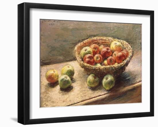 A Bowl of Apples; Le Panier De Pommes, 1880-Claude Monet-Framed Giclee Print