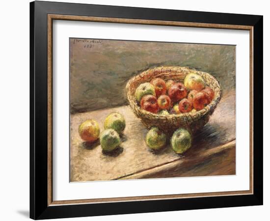 A Bowl of Apples; Le Panier De Pommes, 1880-Claude Monet-Framed Giclee Print