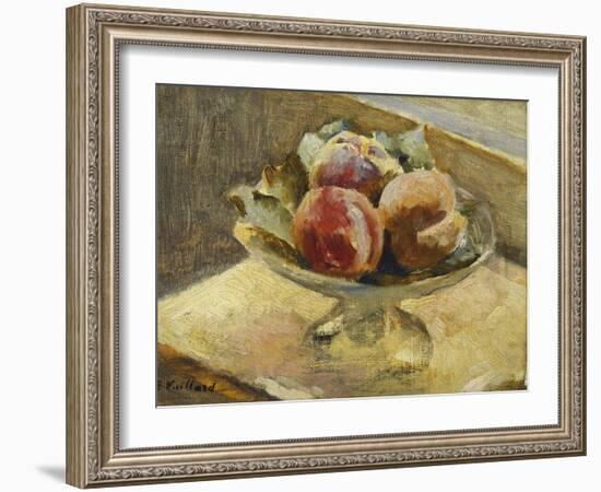 A Bowl of Peaches-Edouard Vuillard-Framed Giclee Print