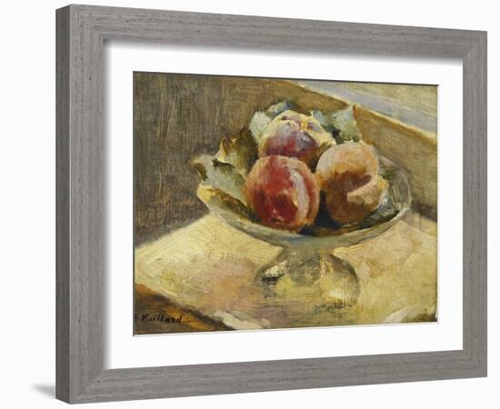 A Bowl of Peaches-Edouard Vuillard-Framed Giclee Print