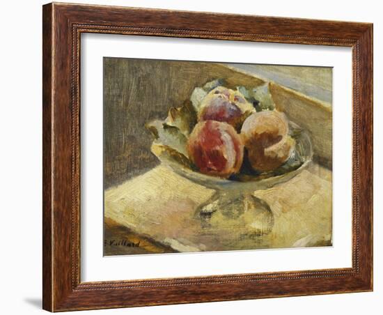 A Bowl of Peaches-Edouard Vuillard-Framed Giclee Print