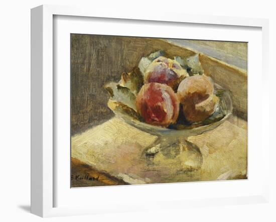 A Bowl of Peaches-Edouard Vuillard-Framed Giclee Print