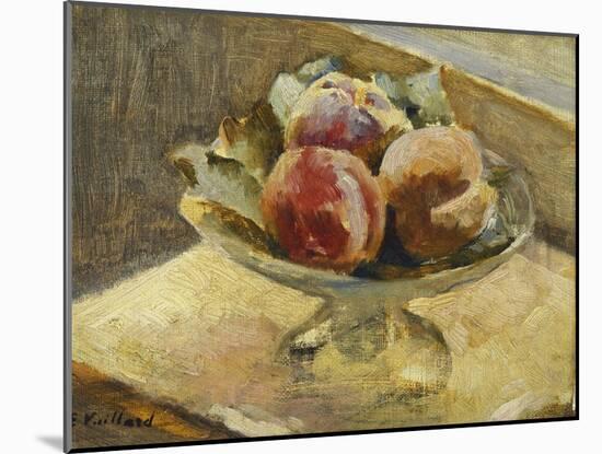 A Bowl of Peaches-Edouard Vuillard-Mounted Giclee Print