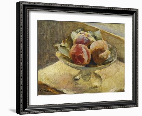 A Bowl of Peaches-Edouard Vuillard-Framed Giclee Print