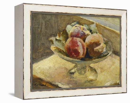 A Bowl of Peaches-Edouard Vuillard-Framed Premier Image Canvas