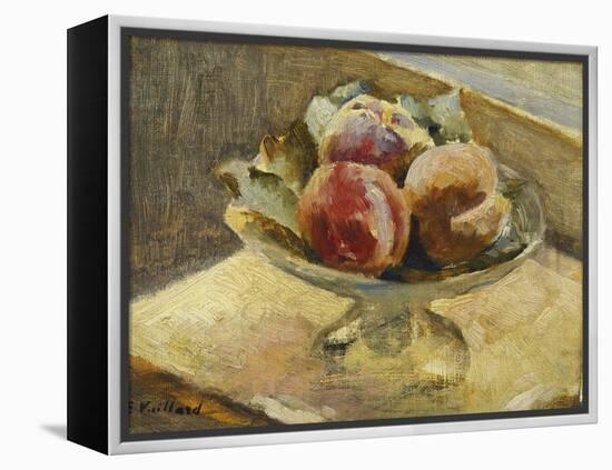 A Bowl of Peaches-Edouard Vuillard-Framed Premier Image Canvas