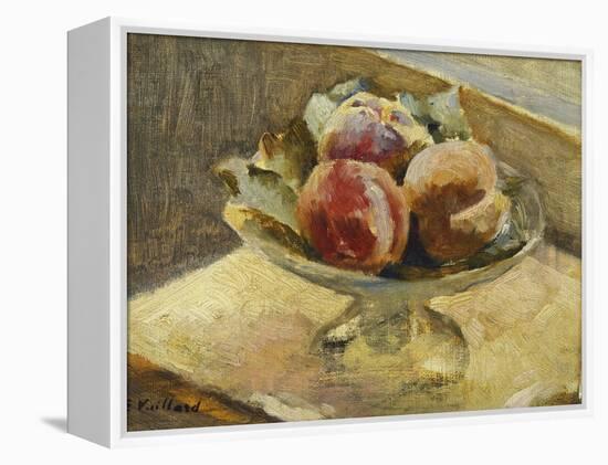 A Bowl of Peaches-Edouard Vuillard-Framed Premier Image Canvas