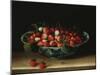 A Bowl of Strawberries-Hendrik Avercamp-Mounted Giclee Print