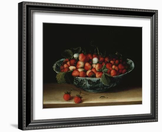 A Bowl of Strawberries-Hendrik Avercamp-Framed Giclee Print