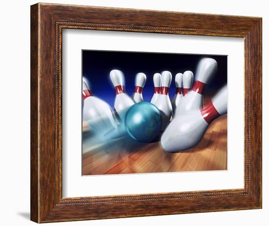 A Bowling Strike-Matthias Kulka-Framed Giclee Print