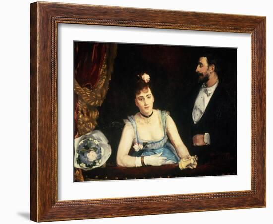 A Box at the Italians' Theatre, 1874-Eva Gonzales-Framed Giclee Print