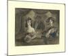 A Box at the Theater-Constantine Guys-Mounted Lithograph