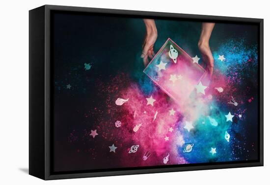 A Box Full of Stars-Dina Belenko-Framed Premier Image Canvas