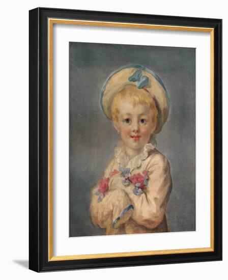 A Boy as Pierrot, c1780. (1911)-Jean-Honore Fragonard-Framed Giclee Print