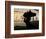 A Boy Carrying Bottles on His Head Passes by a Wall with Pictures of Haitian President Renel Preval-Ariana Cubillos-Framed Photographic Print