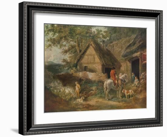 'A Boy Employed Burning The Weeds', 1799-James Ward-Framed Giclee Print