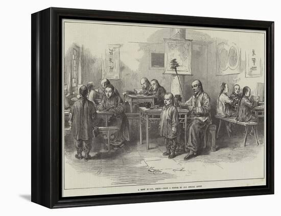 A Boys School, Pekin-Arthur Hopkins-Framed Premier Image Canvas