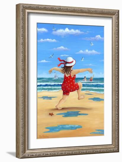 A Bracing Dip-Peter Adderley-Framed Art Print