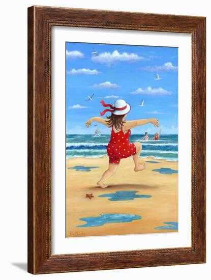 A Bracing Dip-Peter Adderley-Framed Art Print