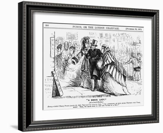 A Brave Lady, 1872-Georgina Bowers-Framed Giclee Print