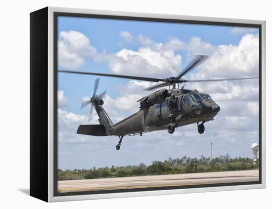A Brazilian Air Force UH-60L Black Hawk at Natal Air Force Base, Brazil-Stocktrek Images-Framed Premier Image Canvas