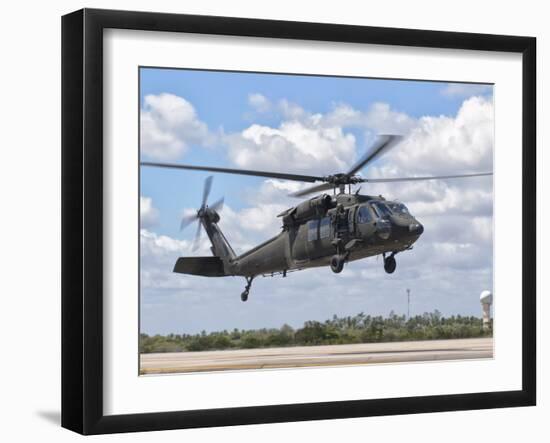 A Brazilian Air Force UH-60L Black Hawk at Natal Air Force Base, Brazil-Stocktrek Images-Framed Photographic Print