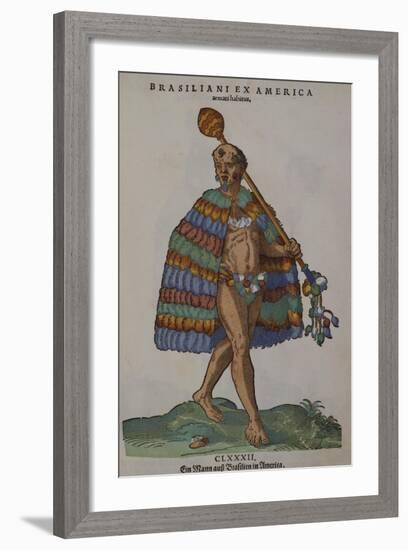 A Brazilian from America, 1577-null-Framed Giclee Print