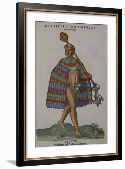 A Brazilian from America, 1577-null-Framed Giclee Print