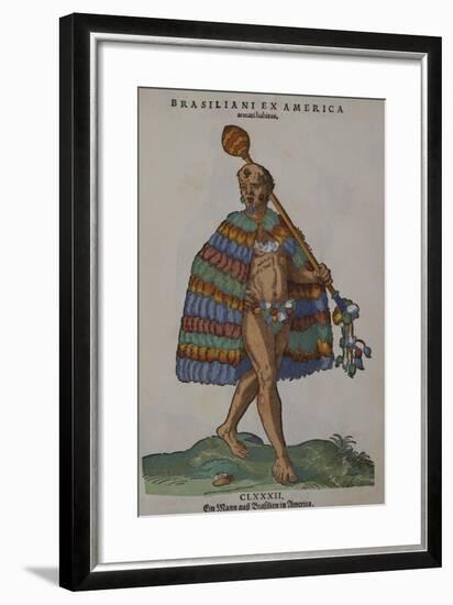 A Brazilian from America, 1577-null-Framed Giclee Print