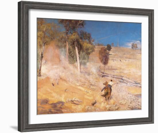 A break away!-Tom Roberts-Framed Giclee Print