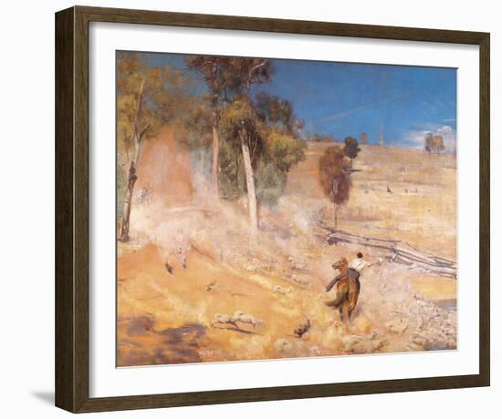 A break away!-Tom Roberts-Framed Giclee Print