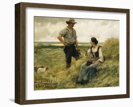 A Break from the Harvest-Julien Dupre-Framed Giclee Print