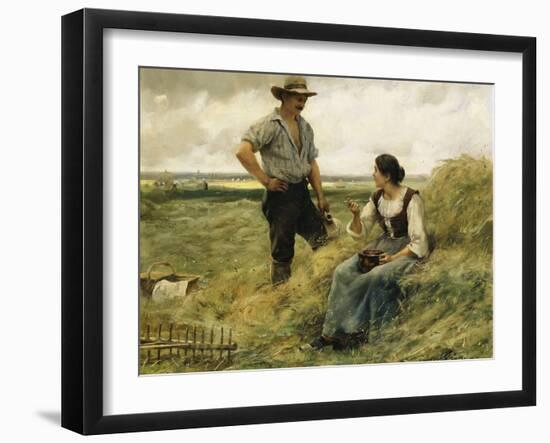 A Break from the Harvest-Julien Dupre-Framed Giclee Print