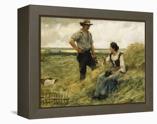 A Break from the Harvest-Julien Dupre-Framed Premier Image Canvas