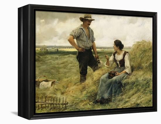 A Break from the Harvest-Julien Dupre-Framed Premier Image Canvas