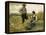 A Break from the Harvest-Julien Dupre-Framed Premier Image Canvas