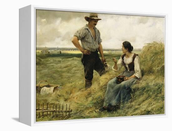 A Break from the Harvest-Julien Dupre-Framed Premier Image Canvas