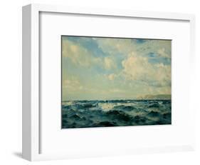 A Breezy Day Off the Isle of Wight, 1890-Henry Moore-Framed Giclee Print