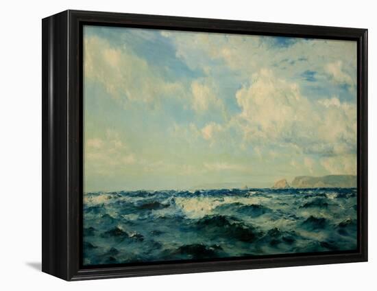 A Breezy Day Off the Isle of Wight, 1890-Henry Moore-Framed Premier Image Canvas