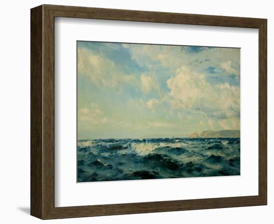 A Breezy Day Off the Isle of Wight, 1890-Henry Moore-Framed Giclee Print