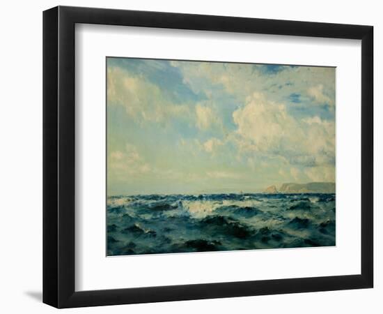 A Breezy Day Off the Isle of Wight, 1890-Henry Moore-Framed Giclee Print