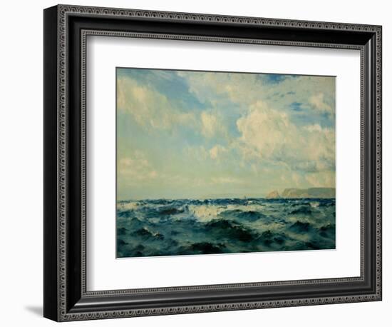 A Breezy Day Off the Isle of Wight, 1890-Henry Moore-Framed Giclee Print