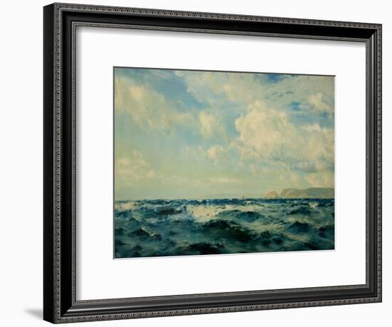 A Breezy Day Off the Isle of Wight, 1890-Henry Moore-Framed Giclee Print